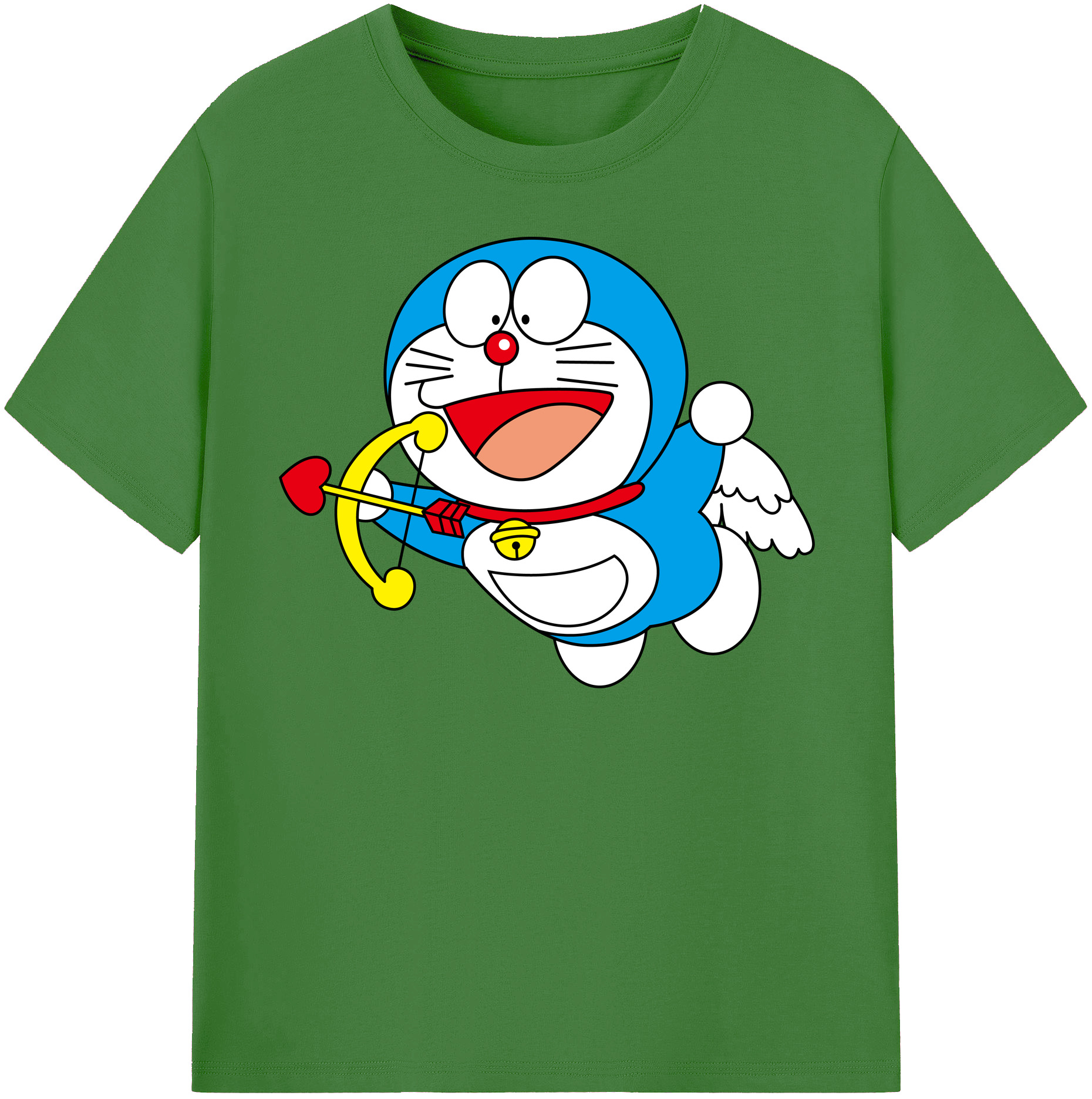 （画像用） ドラえもん Doraemon レディースカジュアルプリントTシャツ（綿100％）